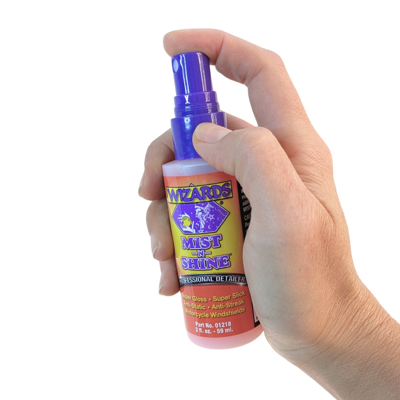 Wizards Mist-N-Shine Professional Detailer – High-Gloss, Streak-Free Finishing Spray