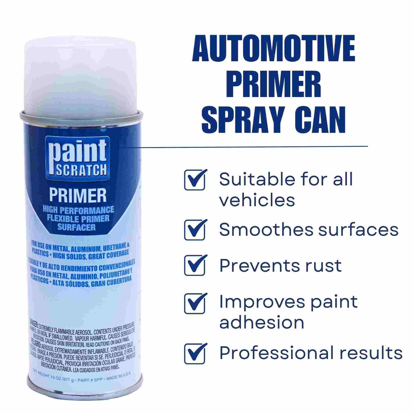 Automotive Primer Spray Can – Smooth, Durable Base for Any Touch-Up (12 oz)